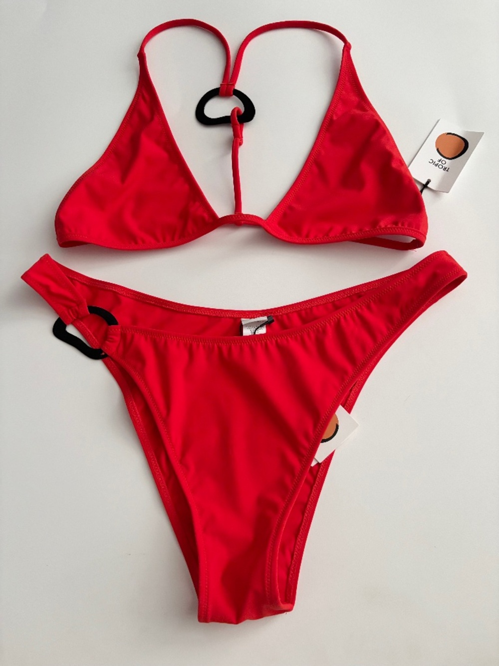 Tropic of C Swim Bikini Set Suit Orb Universo Bralette Top Curve Bottom S / L